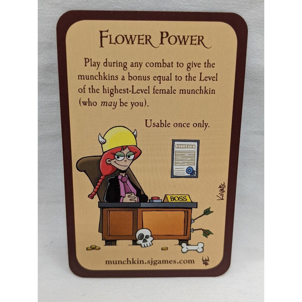 Munchkin Flower Power Promo Card